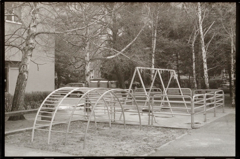 Playgrounds, from the series “Playgrounds”, 1975-2009, pint on baryta paper