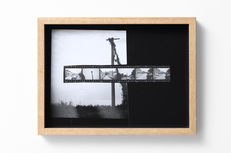 Antigone's eyes, 2011, collage fotografico da provini di negativi, cm 25 x 33,5 x 3.