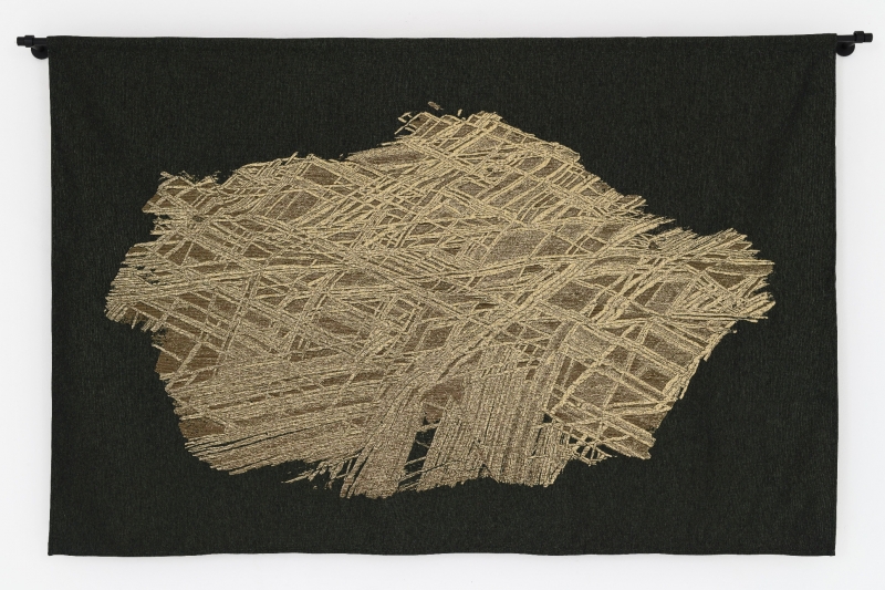 Tessitura Cosmica (Isola), 2022. Tapestry in cotton and rayon, cm 135 x 206